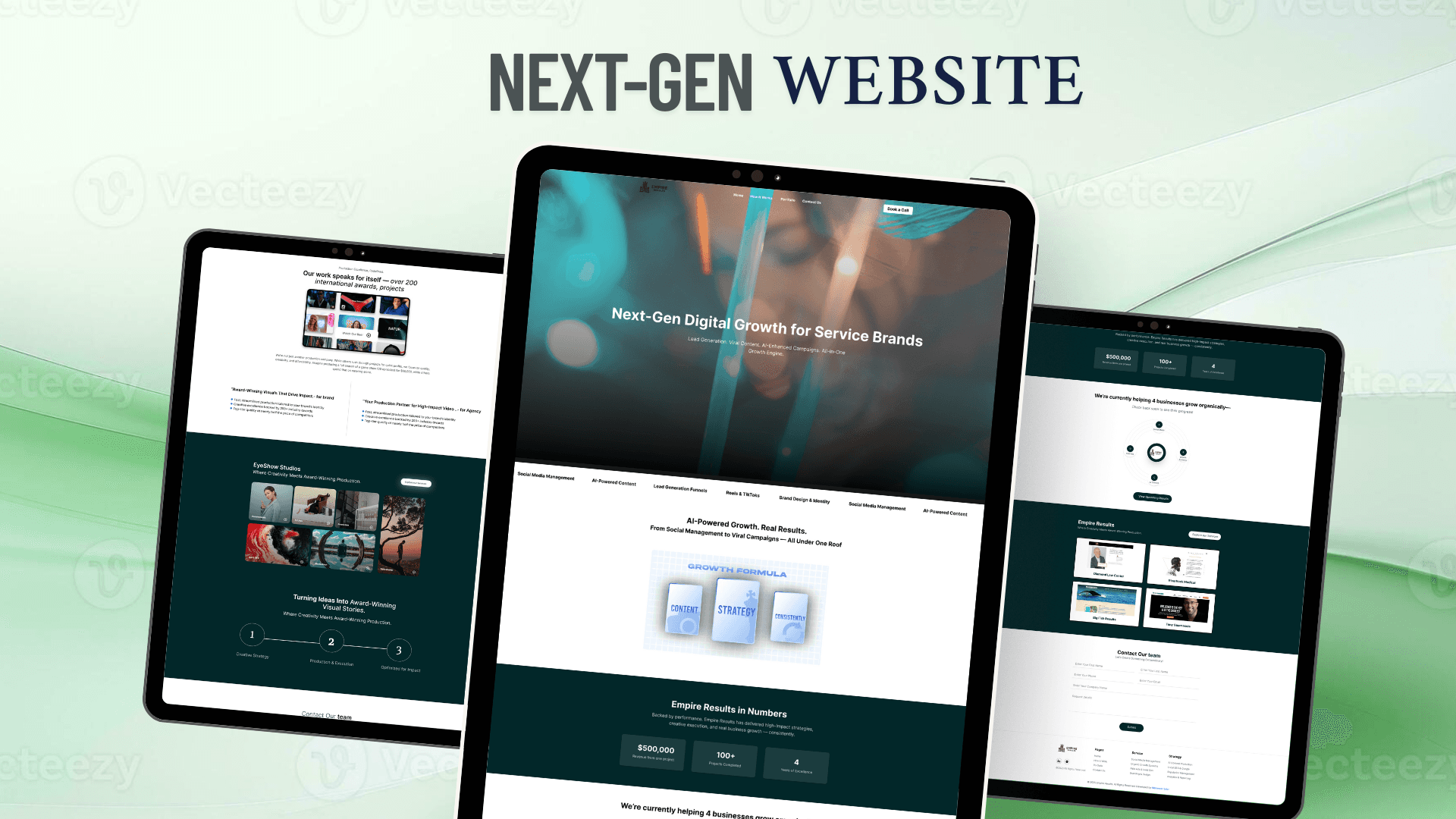 Empire Result Landing Page